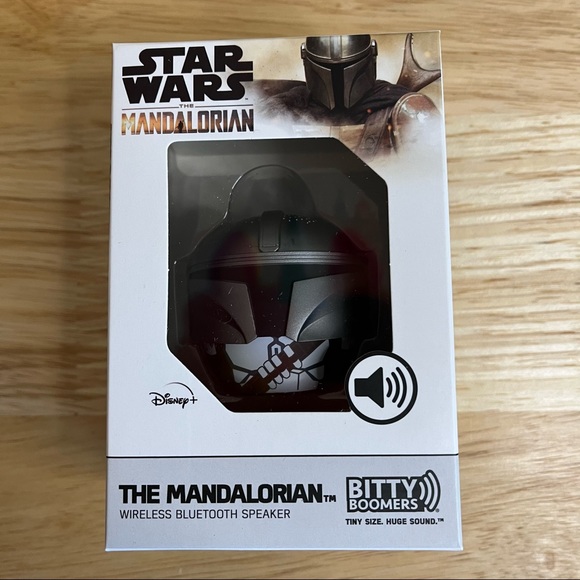NIB Star Wars Mandalorian Bitty Boomers Disney+ Wireless Bluetooth Speaker - Picture 2 of 10